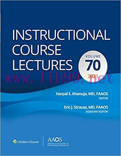 [PDF]Instructional Course Lectures, Volume 70, 2021