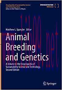 [AME]Animal Breeding and Genetics (Encyclopedia of Sustainability Science and Technology Series) (EPUB) 