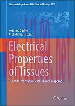 [AME]Electrical Properties of Tissues: Quantitative Magnetic Resonance Mapping (Advances in Experimental Medicine and Biology, 1380) (EPUB) 