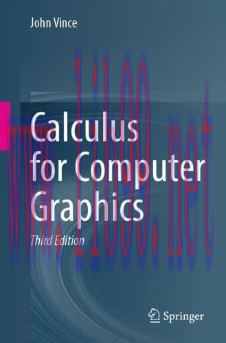 [FOX-Ebook]Calculus for Computer Graphics, 3rd Edition