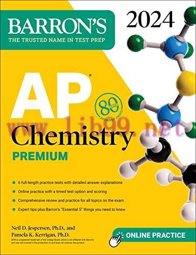 [FOX-Ebook]AP Chemistry Premium, 2024: 6 Practice Tests + Comprehensive Review + Online Practice