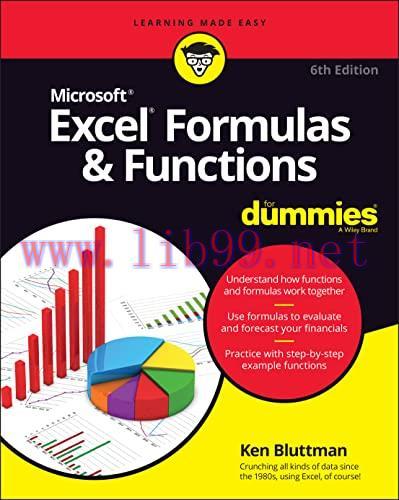 [FOX-Ebook]Excel Formulas & Functions For Dummies, 6th Edition