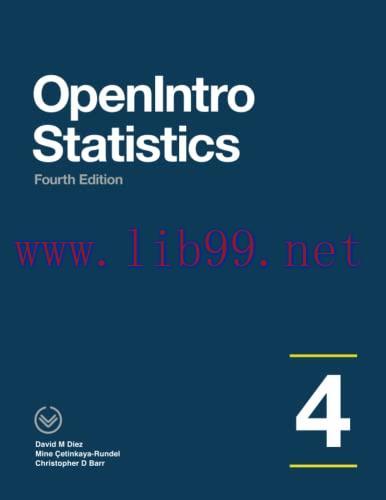 [FOX-Ebook]OpenIntro Statistics: 4th Edition