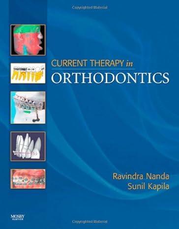 Current Therapy in Orthodontics 1st Edition