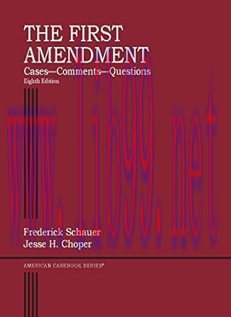 [PDF]The First Amendment, Cases Comments Questions 8E