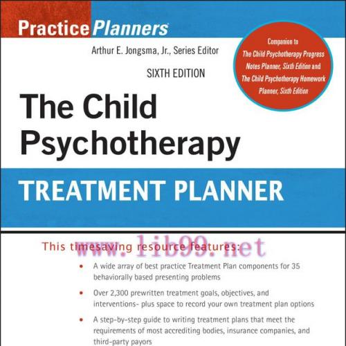 [AME]The Child Psychotherapy Treatment Planner, 6th edition (Original PDF) 