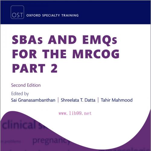 [AME]SBAs and EMQs for the MRCOG: Part 2, 2nd Edition (Original PDF) 