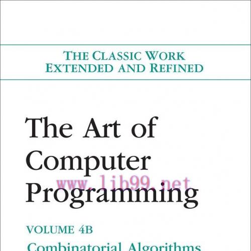[FOX-Ebook]Art of Computer Programming, The: Combinatorial Algorithms, Volume 4B