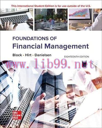 [FOX-Ebook]Foundations of Financial Management, 18th Edition