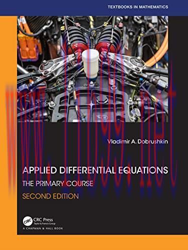 [FOX-Ebook]Applied Differential Equations: The Primary Course, 2nd Edition