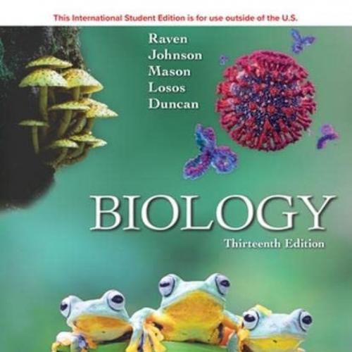 Raven and Johnson’s Biology，2022.13e