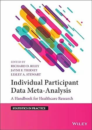 [AME]Individual Participant Data Meta-Analysis: A Handbook for Healthcare Research (Statistics in Practice) (Original PDF) 