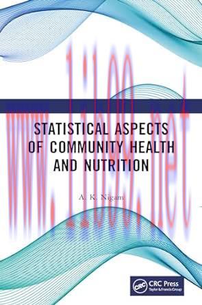 [AME]Statistical Aspects of Community Health and Nutrition (Original PDF) 