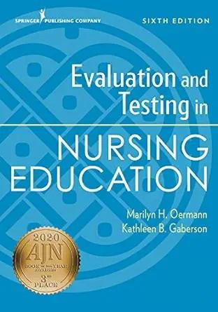 [AME]Evaluation and Testing in Nursing Education, 6th Edition (EPUB) 