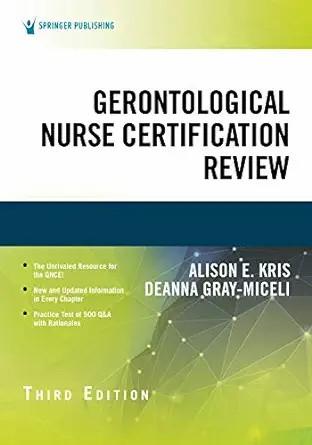 [AME]Gerontological Nurse Certification Review, 3rd Edition (EPUB) 