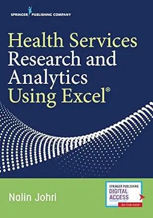 [AME]Health Services Research and Analytics Using Excel (EPUB) 