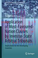 [PDF]Application of Most-Favoured-Nation Clauses by Investor-State Arbitral Tribunals: Implications for the Developing Countries