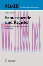 [PDF]Samenspende und Register: Analyse und rechtsvergleichende Bewertung