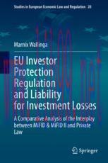 [PDF]EU Investor Protection Regulation and Liability for Investment Losses: A Comparative Analysis of the Interplay between MiFID & MiFID II and Private Law