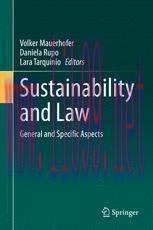 [PDF]Sustainability and Law: General and Specific Aspects