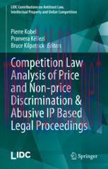 [PDF]Competition Law Analysis of Price and Non-price Discrimination & Abusive IP Based Legal Proceedings