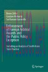 [PDF]Enforcement of Foreign Arbitral Awards and the Public Policy Exception: Including an Analysis of South Asian State Practice