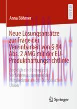 [PDF]Neue Lösungsansätze zur Frage der Vereinbarkeit von § 84 Abs. 2 AMG mit der EU-Produkthaftungsrichtlinie: Zugleich ein Beitrag zur Verfahrensautonomie der Mitgliedstaaten der Europäischen Union