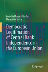 [PDF]Democratic Legitimation of Central Bank Independence in the European Union