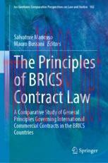 [PDF]The Principles of BRICS Contract Law: A Comparative Study of General Principles Governing International Commercial Contracts in the BRICS Countries