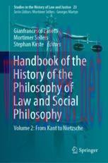 [PDF]Handbook of the History of the Philosophy of Law and Social Philosophy: Volume 2: From_ Kant to Nietzsche