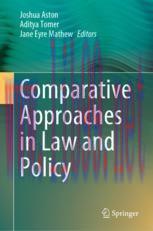 [PDF]Comparative Approaches in Law and Policy