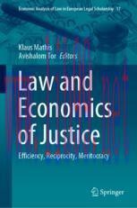 [PDF]Law and Economics of Justice: Efficiency, Reciprocity, Meritocracy
