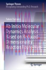 [PDF]Ab Initio Molecular Dynamics Analysis Based on Reduced-Dimensionality Reaction Route Map