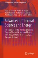 [PDF]Advances in Thermal Science and Energy: Proceedings of the 19th International Days on Thermal Science and Energy, JITH 2022, November 15–17, 2022, Tangier, Morocco