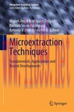 [PDF]Microextraction Techniques: Fundamentals, Applications and Recent Developments