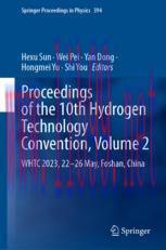 [PDF]Proceedings of the 10th Hydrogen Technology Convention, Volume 2: WHTC 2023, 22–26 May, Foshan, China