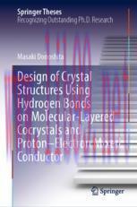 [PDF]Design of Crystal Structures Using Hydrogen Bonds on Molecular-Layered Cocrystals and Proton–Electron Mixed Conductor