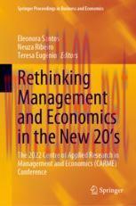 [PDF]Rethinking Management and Economics in the New 20’s: The 2022 Centre of Applied Research in Management and Economics (CARME) Conference