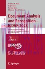 [PDF]Document Analysis and Recognition - ICDAR 2023: 17th International Conference, San José, CA, USA, August 21–26, 2023, Proceedings, Part II