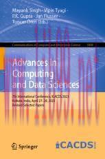 [PDF]Advances in Computing and Data Sciences: 7th International Conference, ICACDS 2023, Kolkata, India, April 27–28, 2023, Revised Selected Papers