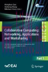 [PDF]Collaborative Computing: Networking, Applications and Worksharing: 19th EAI International Conference, CollaborateCom 2023, Corfu Island, Greece, October 4-6, 2023, Proceedings, Part I