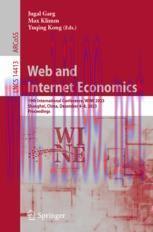 [PDF]Web and Internet Economics: 19th International Conference, WINE 2023, Shanghai, China, December 4–8, 2023, Proceedings