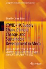 [PDF]COVID-19, Supply Chain, Climate Change, and Sustainable Development in Africa: Current Business Issues in African Countries (CBIAC) Conference, Staten Island, NY, USA, April 7-8, 2022