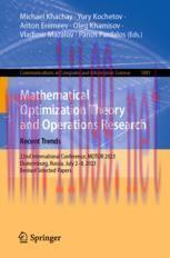 [PDF]Mathematical Optimization Theory and Operations Research: Recent Trends: 22nd International Conference, MOTOR 2023, Ekaterinburg, Russia, July 2–8, 2023, Revised Selected Papers