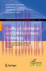 [PDF]Quality of Information and Communications Technology: 16th International Conference, QUATIC 2023, Aveiro, Portugal, September 11–13, 2023, Proceedings