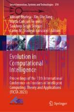 [PDF]Evolution in Computational Intelligence: Proceedings of the 11th International Conference on Frontiers of Intelligent Computing: Theory and Applications (FICTA 2023)