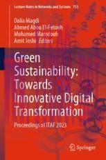 [PDF]Green Sustainability: Towards Innovative Digital Transformation: Proceedings of ITAF 2023