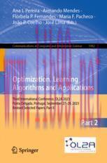 [PDF]Optimization, Learning Algorithms and Applications: Third International Conference, OL2A 2023, Ponta Delgada, Portugal, September 27–29, 2023, Revised Selected Papers, Part II