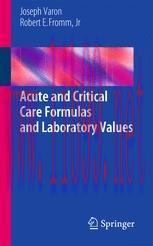 [PDF]Acute and Critical Care Formulas and Laboratory Values