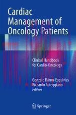 [PDF]Cardiac Management of Oncology Patients: Clinical Handbook for Cardio-Oncology